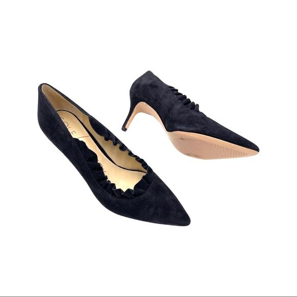 NEW - Sole Society Danla Ruffle Pump 100% Suede Suede sole size 6.5 - Picture 10 of 10